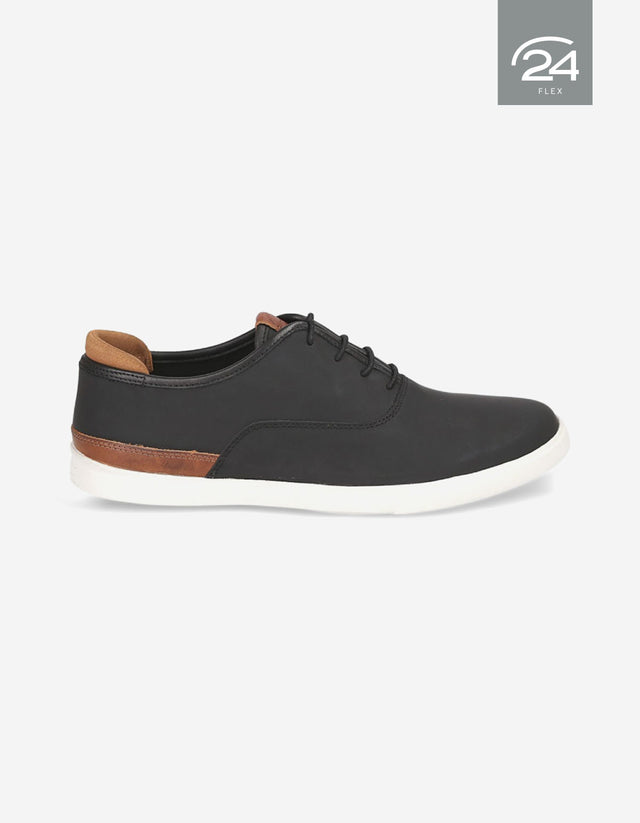 Zapatos Hombre Cuero Grommet-0-10-Negro