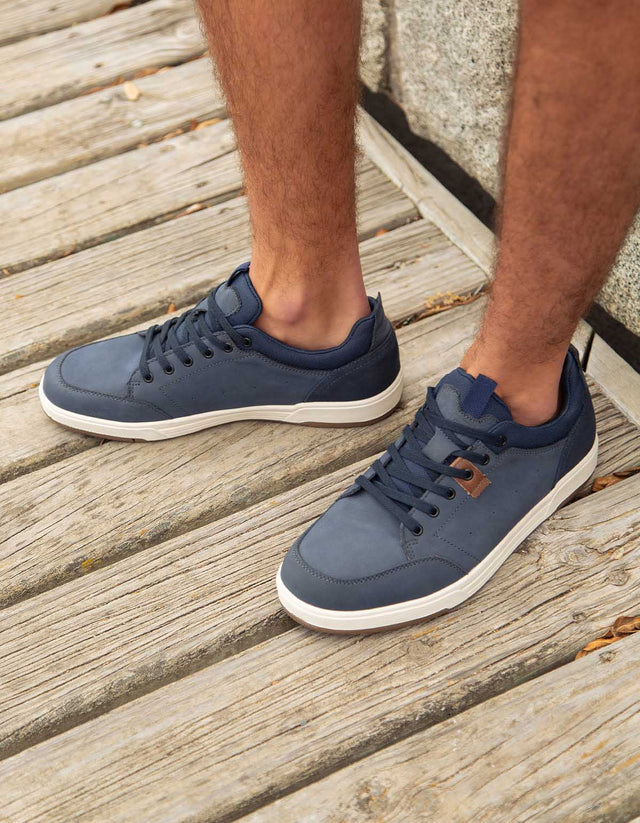 Zapatillas Hombre Cuero Gunwale-0-01 Azul