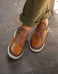 Zapatillas Hombre Cuero Gunwale-0-02 Brandy