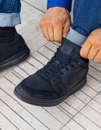 Zapatillas Hombre Cuero Haarlem-0-57 Negro