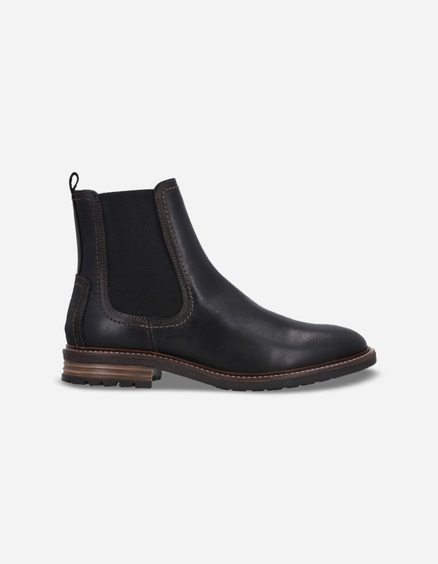 Bullboxer Botines Hombre Chelsea Cuero Haren-6-59 Negro