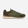 Zapatillas Hombre Cuero Y Textil Harford-0-03 Verde