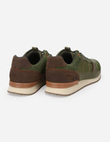 Zapatillas Hombre Cuero Y Textil Harford-0-03 Verde