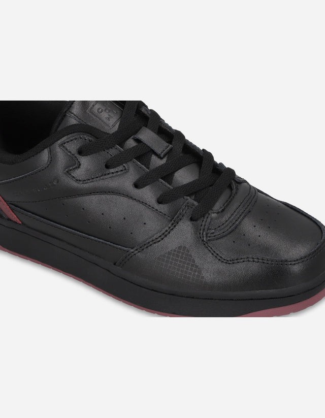 Zapatos Zapatillas Escolares Hombre Cuero Hobbs-0-01 Negro
