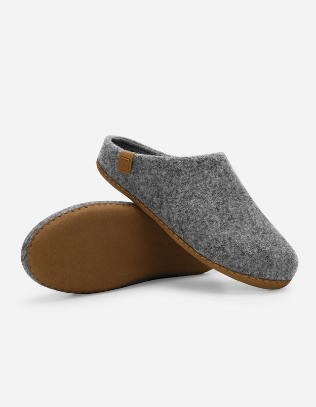 Pantuflas Hombre Textil Hovel-2-01 Gris