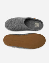Pantuflas Hombre Textil Hovel-2-01 Gris