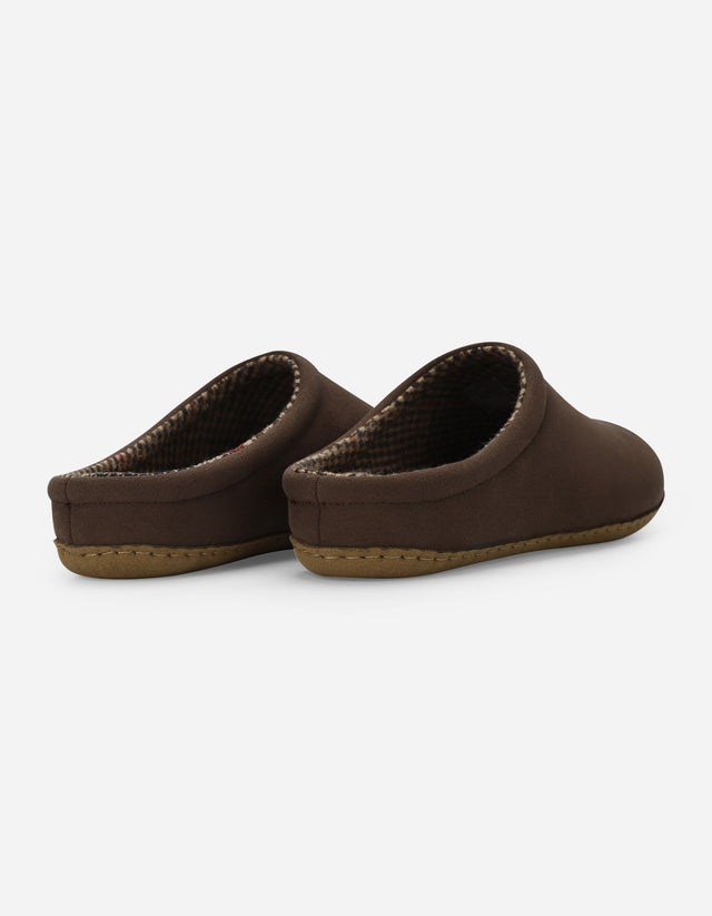 Pantuflas Hombre Textil Hovel-2-02 Café