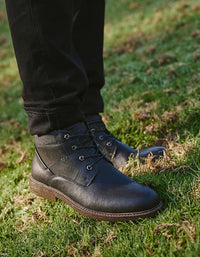 Botines Hombre Cuero Irvine-6-74 Negro