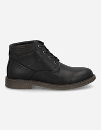 Botines Hombre Cuero Irvine-6-74 Negro