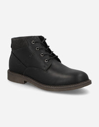 Botines Hombre Cuero Irvine-6-74 Negro