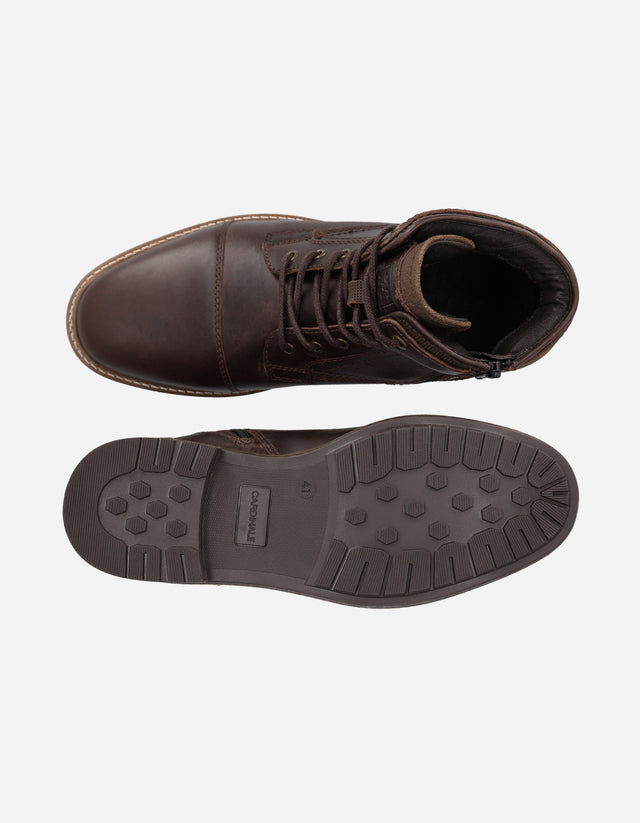 Botines Formal Casual Hombre Cuero Joni Café