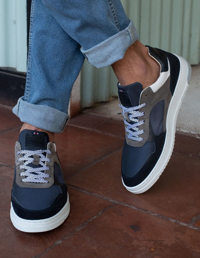 Zapatillas Urbanas Hombre Cuero Kai Azul Bullboxer - 34
