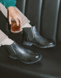 Bullboxer Botines Hombre Cuero Kelso-6-31 Negro