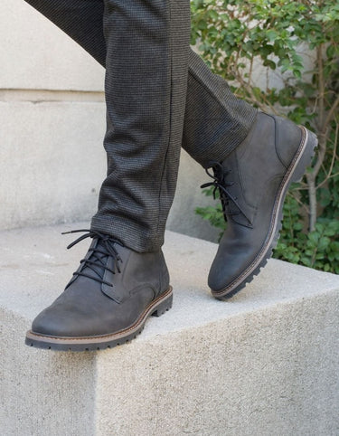 Botines Hombre Cuero Kensington-6-02 Negro