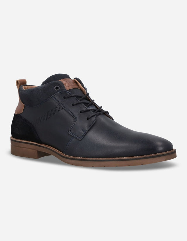 Bullboxer Botines Hombre Cuero Laeken-6-65 Azul