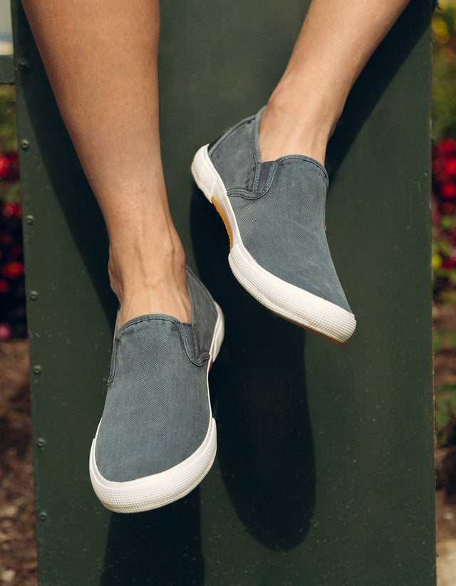 Zapatillas Slip-On Hombre Textil Lanzarote Azul Bullboxer