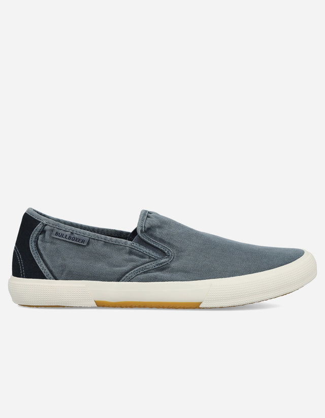 Zapatillas Slip-On Hombre Textil Lanzarote Azul Bullboxer