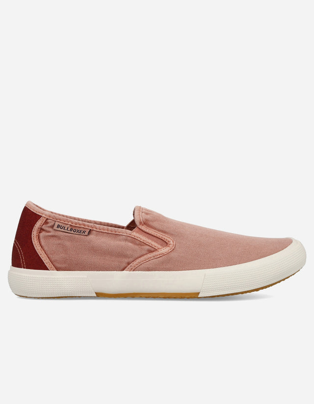 Zapatillas Slip-On Hombre Textil Lanzarote Rosa Bullboxer
