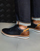 Zapatos Hombre Cuero Laren-0-01 Azul Bullboxer
