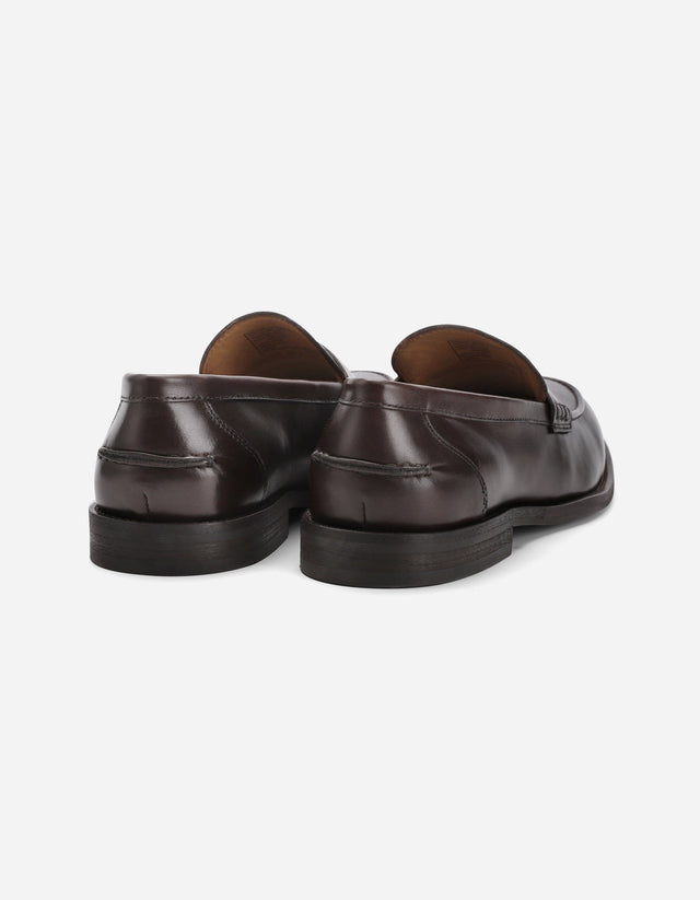 Mocasín Formal Hombre Cuero Penny Loafer Lark Café 