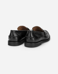 Mocasín Formal Hombre Cuero Penny Loafer Lark Negro