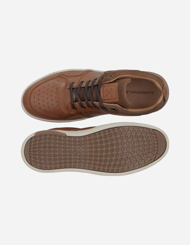 Zapatillas Hombre Cuero Launch-0-23 Brandy