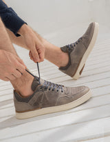 Zapatillas Hombre Cuero Launch-0-23 Gris