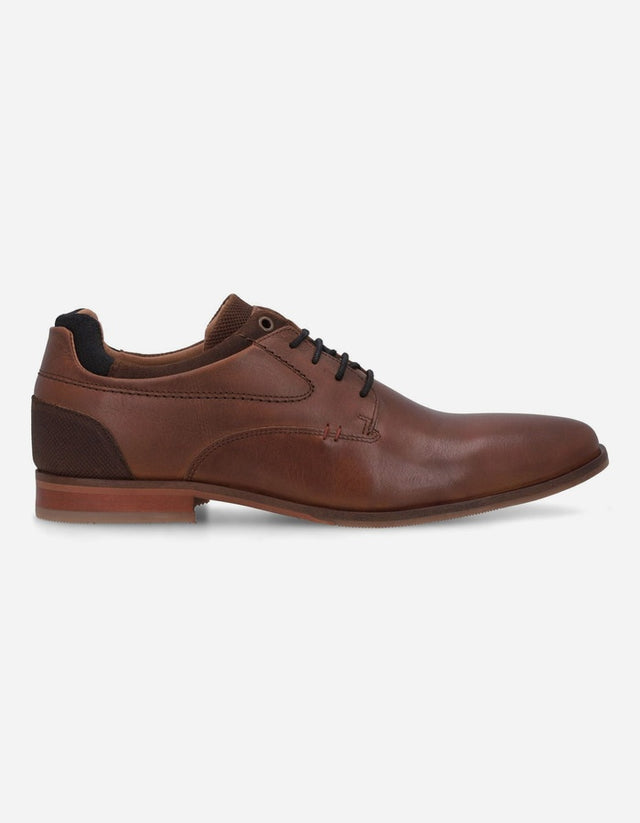 Bullboxer Zapatos Hombre Cuero Leiden-0-16 Brandy