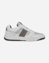 Bullboxer Zapatillas Hombre Urbanas Cuero Y Textil Lochem-0-05 Blanco