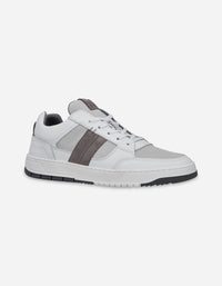 Bullboxer Zapatillas Hombre Urbanas Cuero Y Textil Lochem-0-05 Blanco