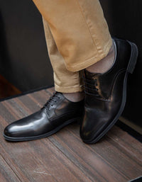 Zapatos Hombre Cuero Londoner-0-03 Negro
