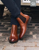 Botines Hombre Chelsea Cuero Londoner-6-06 Brandy