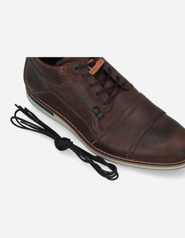 Bullboxer Zapatos Hombre Cuero Lovret-0-20 Brandy