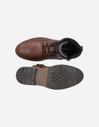 Botines Bototos Hombre Chiporro Cuero Lund-6-11 Brandy