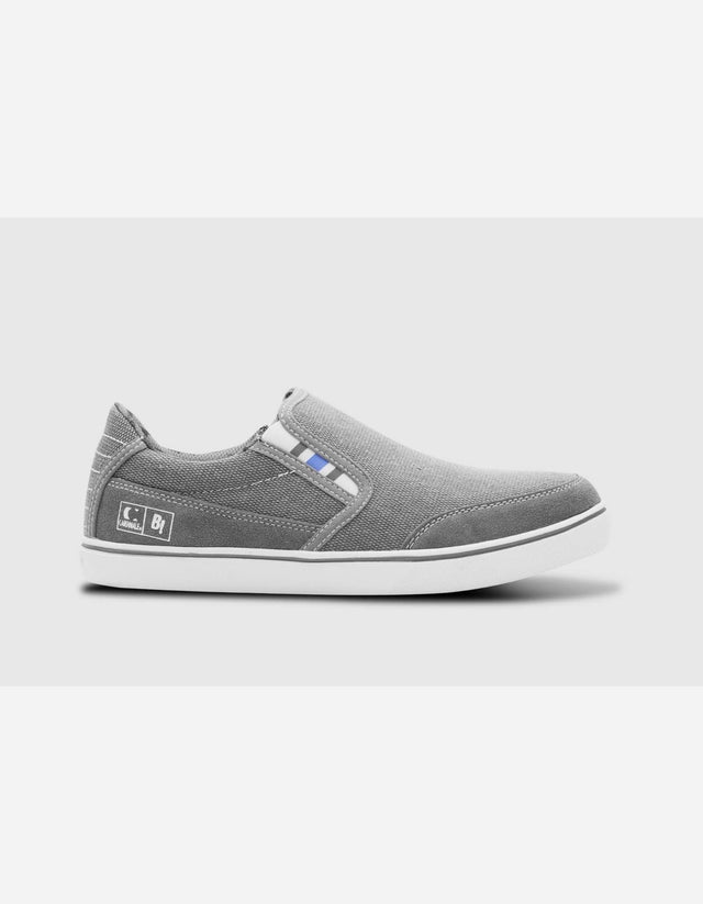 Zapatillas Slip-On Hombre Textil Malibu-3-91-Gris