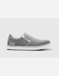 Zapatillas Hombre Slip-On Textil Malibu-3-91-Gris