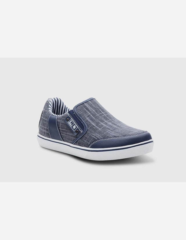 Zapatillas Hombre Slip-On Textil Malibu-3-95-Azul