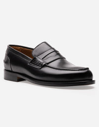 Mocasines Hombre Formales Magno Suela Cuero Hecho En Italia Marchese-4-10 Negro