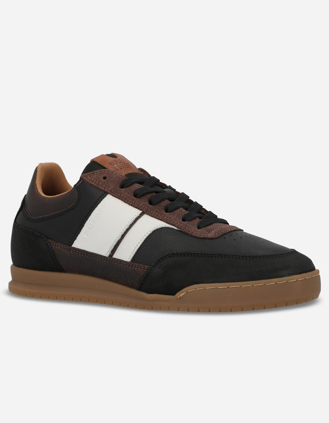 Zapatilla Urbana Hombre Cuero Metro Negro Bullboxer