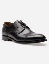 Zapatos Hombre Formales Magno Suela Cuero Hecho En Italia Modena-0-04 Negro