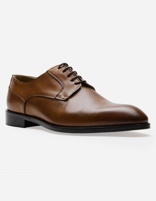 Zapatos Hombre Formales Suela Cuero Magno Montenapoleone-0-10 Brandy