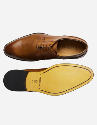 Zapatos Hombre Formales Suela Cuero Magno Montenapoleone-0-10 Brandy