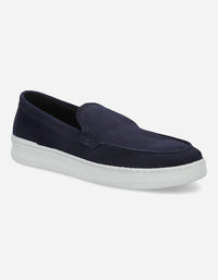 Zapatillas Hombre Slip-On Cuero Murren-4-67 Azul
