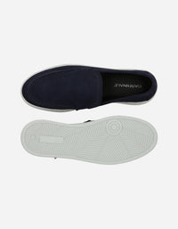 Zapatillas Hombre Slip-On Cuero Murren-4-67 Azul