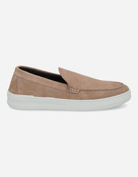 Zapatillas Hombre Slip-On Cuero Murren-4-67 Taupé