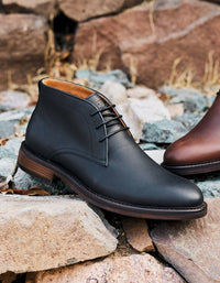 Botines Hombre Cuero Norbury-6-01 Negro