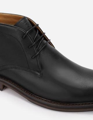 Botines Hombre Cuero Norbury-6-01 Negro