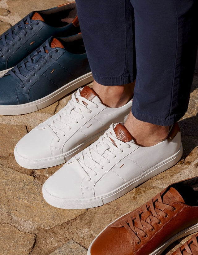 Zapatillas Hombre Cuero Nordville-0-01 Blanco