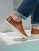ZAPATILLAS HOMBRE CUERO NORDVILLE-0-02 BRANDY