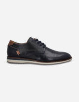 Zapatos Formal Casual Hombre Cuero Detalle Perforacionesnox-0-32 Azul Bullboxer